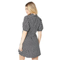 Monochrome - Back - Dorothy Perkins Womens-Ladies Geometric Chest Pocket Mini Dress