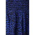 Blue - Side - Dorothy Perkins Womens-Ladies Animal Print Ruched Midi Dress