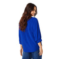 Cobalt - Back - Dorothy Perkins Womens-Ladies Overhead Petite Shirt