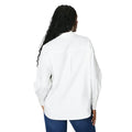 White - Back - Dorothy Perkins Womens-Ladies Collared Long-Sleeved Shirt