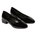 True Black - Front - Dorothy Perkins Womens-Ladies Percie Low Block Heel Pumps