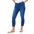 Mid Wash - Front - Dorothy Perkins Womens-Ladies Frankie Petite Skinny Ankle Grazer Jeans