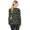 Yellow - Back - Dorothy Perkins Womens-Ladies Ruched Puff Shoulders Long-Sleeved Top