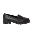 Black - Back - Dorothy Perkins Womens-Ladies Leoni Wide Penny Loafers