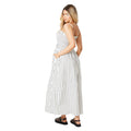 Ivory - Back - Dorothy Perkins Womens-Ladies Spotted Shirred Bodice Midi Dress