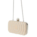 Neutral - Back - Dorothy Perkins Womens-Ladies Theadora Pearl & Diamante Clutch Bag