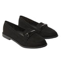 Natural Black - Front - Dorothy Perkins Womens-Ladies Loren Snaffle Detail Loafers