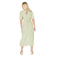 Sage - Back - Dorothy Perkins Womens-Ladies Floral Empire Midi Dress