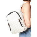 Cream - Side - Dorothy Perkins Rikki Quilted Backpack