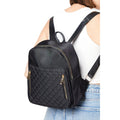 Black - Front - Dorothy Perkins Rikki Quilted Backpack