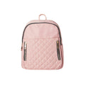 Pink - Front - Dorothy Perkins Rikki Quilted Backpack