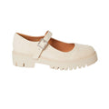 Beige - Back - Faith Womens-Ladies Naevia Chunky Mary Janes