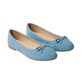 Denim - Front - Dorothy Perkins Womens-Ladies Penelope Bow Ballet Shoes