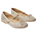 Gold - Front - Dorothy Perkins Womens-Ladies Petra Mary Jane Diamante Ballet Shoes