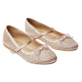 Rose Gold - Front - Dorothy Perkins Womens-Ladies Petra Mary Jane Diamante Ballet Shoes