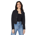 Black - Front - Dorothy Perkins Womens-Ladies Button Front Bomber Jacket