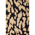 Brown-Black - Side - Dorothy Perkins Womens-Ladies Animal Print Angel Sleeve Midi Dress