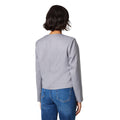 Grey - Back - Dorothy Perkins Womens-Ladies Front Pocket Blazer