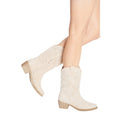 Beige - Side - Dorothy Perkins Womens-Ladies Kobi Stitch Detail Cowboy Boots