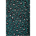 Green - Side - Dorothy Perkins Womens-Ladies Animal Print Long-Sleeved Blouse