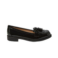 True Black - Back - Dorothy Perkins Womens-Ladies Leigh Fringe Wide Loafers