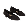 Natural Black - Front - Dorothy Perkins Womens-Ladies Penelope Buckle Pointed Pumps