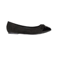 Natural Black - Back - Dorothy Perkins Womens-Ladies Presley Bow Detail Ballerina Flats