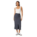 Grey - Side - Dorothy Perkins Womens-Ladies Tailored Maxi Skirt