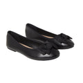 Black - Front - Dorothy Perkins Womens-Ladies Palmer Bow Wide Ballerina Flats