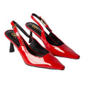 Red - Front - Dorothy Perkins Womens-Ladies Donna Sling Back Mid Heel Court Shoes