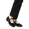 True Black - Side - Faith Womens-Ladies Naevia Chunky Heel Mary Janes