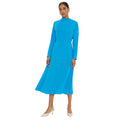 Blue - Front - Dorothy Perkins Womens-Ladies Draped Midi Dress