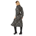 Black - Back - Dorothy Perkins Womens-Ladies Leopard Print Midi Shirt Dress