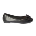 Black - Back - Dorothy Perkins Womens-Ladies Pippin Bow Detail Ballet Shoes