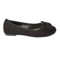 Natural Black - Back - Dorothy Perkins Womens-Ladies Pippin Bow Detail Ballet Shoes