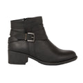 Black - Back - Good For The Sole Womens-Ladies Marsha Ankle Boots