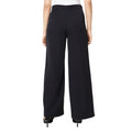 Black - Back - Dorothy Perkins Womens-Ladies Panelled Straight Leg Trousers