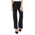 Black - Front - Dorothy Perkins Womens-Ladies Panelled Straight Leg Trousers