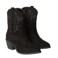 Natural Black - Front - Dorothy Perkins Womens-Ladies Karmi Western Stitch Detail Cowboy Boots