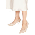 Beige - Side - Dorothy Perkins Womens-Ladies Bailey Pointed Stiletto Heel Court Shoes