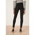 Black - Back - Dorothy Perkins Womens-Ladies Bengaline Tall Skinny Trousers