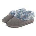 Denim Tipped - Front - Eastern Counties Leather Womens-Ladies Sheepskin Lined Slipper Boots