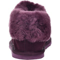 Plum - Lifestyle - Eastern Counties Leather Womens-Ladies Sheepskin Lined Slipper Boots