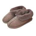 Mink - Back - Eastern Counties Leather Womens-Ladies Sheepskin Lined Split Seam Slipper Boots