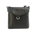 Black - Front - Eastern Counties Leather Womens-Ladies Janie Leather Handbag