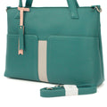 Aqua Blue - Pack Shot - Eastern Counties Leather Verity Leather Handbag