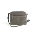 Dark Grey - Front - Eastern Counties Leather Womens-Ladies Margot Suede Handbag