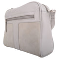 Light Grey - Side - Eastern Counties Leather Womens-Ladies Margot Suede Handbag