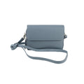 Grey - Front - Eastern Counties Leather Jaclyn Leather Handbag