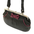 Black-Wine - Side - Eastern Counties Leather Amelia Leather Handbag